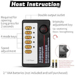 2Pcs Adjustable Stretch Penis Ring Electric Shock Cock Ring With Beads Set Male Exercise Bondage Fun Sex Toys