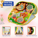 Animal Bean Bag Toss Game Toy Outdoor Toss Game, Family Party Party Supplies For Kids, Gift For Boys Birthday Or Christmas For Toddlers Ages 3 4 5 6 Year Old