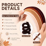 624 Pcs Boho Pipe Cleaner Flower Kit with Floral Wire, Tape & Ribbon