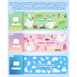 My Storybook Art Kit with Stickers, Create Your Own Story, 3 Pack, D-FantiX