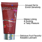 Nipplicious Nipple Arousal Gel, Strawberry Cupcake, 1 Ounce