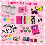 Light-up Unicorn Fairy & Mermaid Lanterns Craft Kit - Christmas Gifts for 8-12 Year Old Girls