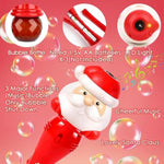 Christmas Bubble Wand For Kids Bubble Machine Blower Maker Wand Christmas Basket Stuffers Outdoor Toys Gifts For 3 4 5 6 7 8 Years Old Toddlers Little Girls