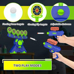 Shooting Games Toy Gift For Age 5, 6, 7, 8, 9, 10+ Years Old Kids, Glow In The Dark Boy Gift Floating Ball Targets With Foam Dart Toy Blaster, 10 Balls 5 Targets