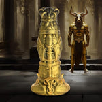 King Minotaur Premium Silicone Dildo for Beginners, Men, Women, and Couples - Fantasy Dong with Suction Cup Base and Harness Compatible