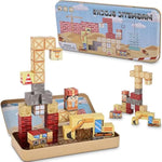 35Pcs Magnetic Blocks For Kids - Stem Learning Creative Construction Sets Building Cubes With Portable Iron Storage Box, Educational Travel Games, Road Trip Sensory Toys Magnetic Tiles (Construction)