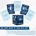 Intimate Moments Conversation Starter Game - 300 Questions & 50 Challenges - Perfect For Couples Games For Adults, Date Night Ideas, Gifts, Anniversaries - Prompts For Deeper Connection