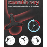 Penis Rings Set, 5 Different Sizes Silicone Cock Rings For Couple Sex Toys, Adult Sex Toys For Men - Red