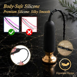 Sounding Rods Urethra Vibrator Male Sex Toys, 10 Vibration Modes Male Prostate Massager, IPX6 Waterproof Silicone Penis Plug, Urethral Stimulator Adult Toys for Men & Couples
