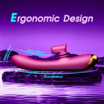 G Spot Vibrator Dildo Adult Sex Toys For Women, 2 In 1 Brush Vibrators Dildo With 3 Swing Modes And 8 Vibration Modes, Portable Womens Sex Toys, Waterproof Adult Toys For Nipple, Clit, Anal, G-Spot