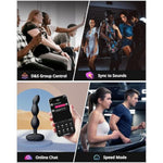 Ridge Vibrator Anal Beads Dildo, 360° Rotating Vibrating Butt Plug Anal Sexy Toys For Men Women, Adult Toy Prostate Massager, Remote Control Anal Vibrator For Beginner & Advanced Player