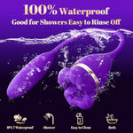 Vibrator Dildo Adult Sex Toys, 3 In 1 Rose Toy Dildos With 10 Tongue Licking Mode & 10 Thrust Vibration Mode, Vibrators Adult Toy For Women For G Spot Clitoral And Anal Stimulation