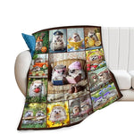 Hedgehog Blanket, Hedgehogs Throw Blankets, Hedgehog Gifts For Boys Girls Women Men Lover Adult Cozy Fleece Flannel Bedding Stuff Animal Plush For Couch Sofa Bed 50"X40"