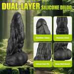 11 Inch Huge Thick Dildo, 3” Diameter Big Black Ainimal Dildo With Balls For Anal Training, Massive Girth Anal Dildos With Suction Cup For Hands-Free Anus Play, Monster Sex Toys For Advanced Player