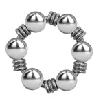 Male Penis Ring Stainless Steel Glans Cock Ring Semen Lock Erection Enhancing Orgasm Increase Penis Loop Sex Toys For Men Delay Ejaculation(0.98")