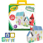 Crayola Doodle Magnetic Tiles Building Set For Kids, Magnetic Kids’ Building Toys, Stem & Montessori Arts & Creativity Toys For Boys And Girls Ages 3+, 24-Piece Set