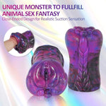 Male Masturbator Stroker Pocket Pussy Sex Toys For Men,Soft Silicone Sucking Masturbation Cup Fantasy Monster Butt Sex Doll,Blowjob Machine With Lifelike Textured Vagina Tight Anal For Penis Training