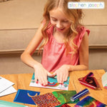 Space Foil Art Craft Kit for Kids, Mess-Free DIY Travel Activity Set