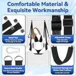 360° Spinning Sex Swing – 2-In-1 Adult Erotic Bondage Restraint With Adjustable Straps, Bdsm Toys For Adults Couple With Sturdy Curved Premium Painted Stand & Widened Thick And Comfortable Seat
