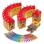576 Count Bulk Crayons, 24 Packs of 24 for Classroom & Home Art Supplies