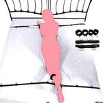 Sex Bed Tie Down Straps Adult Sex Ties For Ankles And Wrists Queen Size Bed Restraints For Couples King Bed Bonage Restraints Sex Adults Bondaged Kit Handcuffs Set Spreader Bar Bedroom Toys Sweater