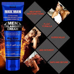 2Pcs Men'S Massage Cream, Sexual Enhancement Erection Cream, Penis Energy Massage Essential Oil, Men Massage Oil For Sex, Penis Becomes Longer Thicker,For Care Delay Performance Boost Strength