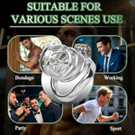 Stainless Steel Male Chastity Cage, Chastity Devices Bondage Cock Cage For Men Penis Erection Control (50Mm Ring)