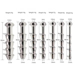 Short Sex Toys Stainless Steel Urethral Sounds Metal Penis Plug With Multi Beads Dilator Sex Toy Masturbation Rod Stimulation For Men(11Mm)