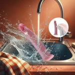 7.9 Inch Beginner Small Dildo,Thin Dildo Without Balls, Soft Silicone Realistic Dildo, Cute Penis For G-Spot P-Spot, Strap-On Anal Dildo With Strong Suction Cup, Sex Toys For Women, Men, Gays