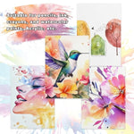 80 Sheets Watercolor Paper, 9 x 12 Inch, 140 lb 300 GSM Hot Press Cotton Paper