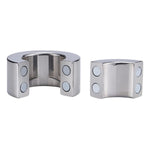 Stainless Steel Weight-Bearing Penile Pendant Stretching Exercise Magnetic Ring Metal Penis Cock Ring Toy(A4)