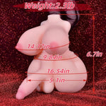 Shemale Sex Dolls Sm Trans Sex Doll For Men With Peach Big Boobs And Realistic Dildo,Mini Tpe Futa Sex Doll Full Body Pocket Pussy Male Masturbator 2.3Lb
