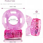 3Pcs Mini Vibrating Cock Ring With Bullet Vibrator, Rabbit Vibrator Penis Ring Vibrating Sex Rings Delay Stimulator Mens Couples Male Sex Toys