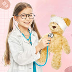Kids Stethoscope, 2 Pack Real Working Nursing Stethoscope For Kids Role Play, Toddler Doctor Play Set For Boys Girls, Toy Medical Kit Nurse Cosplay Costume Accessories, Blue