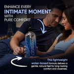 Passion Natural Water-Based Personal Lubricant, 4 Fl Oz - Premium, Non-Sticky, Easy-to-Clean Formula for Smooth, Comfortable Use