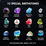 Earth Science Kits For Kids Age 4-6-8-12-14, Birthstone Gemstone Dig Kit, Geology Kit With Break Your Own Geodes, Crystal Growing Experiment, Rock Mining Kit Birthday Gifts Toys For Boys Girls