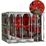 DIY Book Nook Miniature House Kit for Adults, Ember Castle Bookshelf Decor