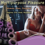 Small Tentacle Dildo Octopus Adult Toy Fantasy Premium Silicone Anal Plug Monster Prostate Massager Hand-Free Thick Sex Toys with Strong Suction Cup Dildos for Women Vagina G Spot Anal Play (6.6 Inch)