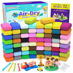 66 Color Air Dry Clay Set for Kids & Adults, Soft Modeling Clay for DIY Art