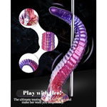 Super Long Anal Plug Dildo, Flexible Silicone Dildo With Powerful Suction Cup, Sex Toy For Men Women And Couple