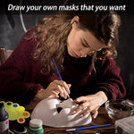 Paper Mache Mask Paper Masks for Crafts Blank to Decorate DIY Mask Set