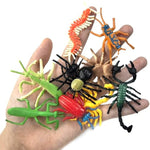 48Pcs Mini Bug Toys Fake Plastic Bugs And Insects For Kids Toddler Halloween Birthday Party Favors Easter Valentines Basket Stuffers Goodie Bag Fillers April Fool'S Day Prank Gifts