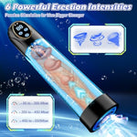 Electric Penis Pump Sex Toys - Penis Extender Enlarger Vacuum Pumps Male Masturbator With 6 Suction Modes, Penis Rings Air Pressure Device Trainer Stimulator, Adult Sex Toys & Games For Men Pleasure
