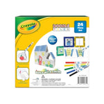 Crayola Doodle Magnetic Tiles Building Set For Kids, Magnetic Kids’ Building Toys, Stem & Montessori Arts & Creativity Toys For Boys And Girls Ages 3+, 24-Piece Set