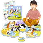 Foam Puzzle Mat Set - Bundle With 16 Pc Foam Floor Puzzle For Kids Plus Stickers, More | Jigsaw Puzzles For Kids, Boys, Girls