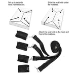 Sex Bondaged Restraints Kit Bdsm Toys Sexy Hand Cuffs For Wrists Adult Bedroom Bondaged Tie Downs Kit Adult Tools For Couples Under Mattress King Bed Straps For Adult Play Queen Bed Sweatshirt