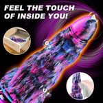 8.9 Inch Large Animal Monster Dildo, 2.5-Inch Thick Realistic Silicone Dildo,Wide G-Spot Penis, Xl Fat Anal Penis With Big Suction Cup,Clitoral, Vaginal, And Anal Stimulation For Men And Women