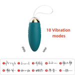Bullet Vibrator Egg Vibrator With Heating Remote Contorl Silicone Rechargeable 10 Vibration Frequencies Wearable Sex Toy For Women And Couples