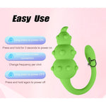 Green Portable Anal Plug Adult Sex Toys, Vibrator For Women Clitoral Anal Sex Pleasure,Soft Silicone Sex Love Egg 10 Powerful Stimulating Wand For Couple Men Women Pleasure