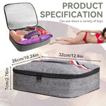 Sex Toy Storage Organizer With Locks Discreet Lockable Adult Game Toys Bag 12.5" Large Lock Toy Box Travel Bag (Navy Blue, 12.5" X 10" X 2.75")